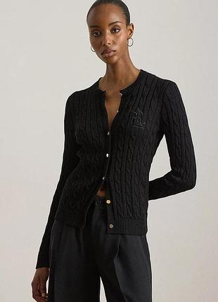 Urbanshop com ua lauren ralph laurenкардиган женский с хлопком черный 200p14040 размеры запитуйте
