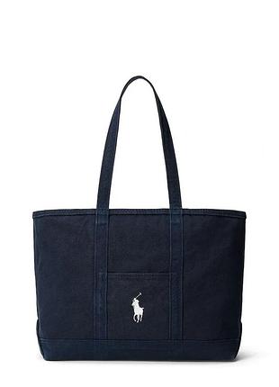 Urbanshop com ua polo ralph laurenтканинна сумка чоловіча бавовняна темно-синя 405p02124 розміри запитуйте