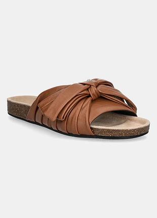 Urbanshop com ua jw andersonшкіряні шльопанці jw anderson жіночі колір коричневий sn0096 la0161 640 розміри запитуйте