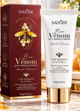 Пенка для умывания sadoer bee venom антивозрастной уход с пчелиным ядом 100 г