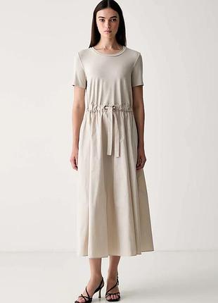 Urbanshop com ua joseph ribkoffрозкльошена сукня бежева однотонна 262627 розміри запитуйте