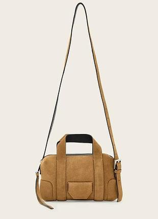 Urbanshop com ua allsaints сумка кросс-боди женская замшевая ares коричневая w107xe размеры запитуйте