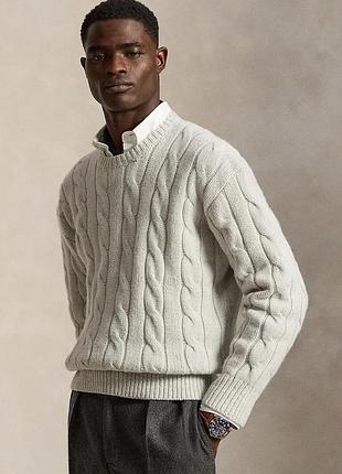 Urbanshop com ua polo ralph laurenсвитер мужской шерстяной серый 710b23645 размеры запитуйте