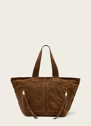 Urbanshop com ua allsaintsсумка-шопер жіноча замшева jean коричнева w375xe розміри запитуйте