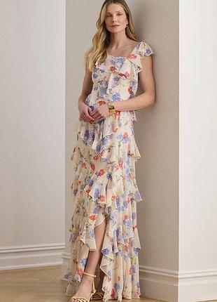 Urbanshop com ua lauren ralph laurenсукня бежева у квіти 253p08755 розміри запитуйте