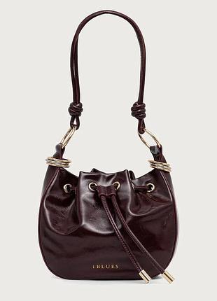Urbanshop com ua ibluesсумка-тоут женская из искусственной кожи iblgiara бордо 2627516012200 размеры запитуйте