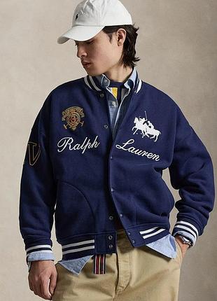 Urbanshop com ua polo ralph laurenкофта polo ralph lauren колір синій з аплікацією 710b14220 розміри запитуйте