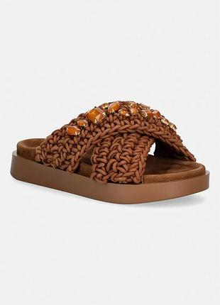 Urbanshop com ua inuikiiшльопанці жіночі woven stones коричневі 1004.003.0073.164 розміри запитуйте