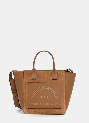 Urbanshop com ua karl lagerfeldсумочка жіноча замшева коричнева b3w30094 розміри запитуйте