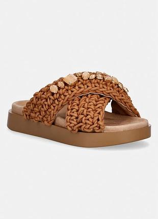 Urbanshop com ua inuikiiшльопанці жіночі woven stones коричневий 1004.003.0073.171 розміри запитуйте