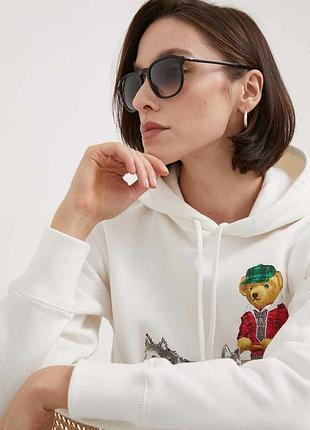 Urbanshop com ua ray-banсонцезахисні окуляри ray-ban жіночі колір сірий розміри запитуйте