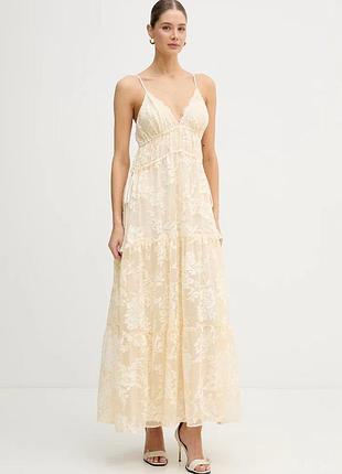Urbanshop com ua ermanno firenzeсукня empire бежеві квіти d48eq024e60 розміри запитуйте