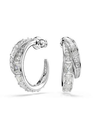 Urbanshop com ua swarovskiсережки жіночі металеві з цирконієм vienna 5749069 розміри запитуйте