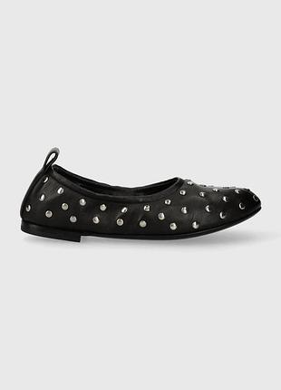 Urbanshop com ua aglшкіряні балетки agl milly soft колір чорний d544009pcsofty0000 розміри запитуйте