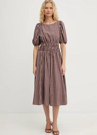 Urbanshop com ua pinkoлютное платье с вискозой коричневые полоскания 106670 a33q размеры запитуйте