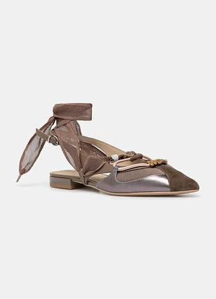 Urbanshop com ua pinkoбалетки pinko gianira 30 колір коричневий відкрита п'ята sd0547p003m28 розміри запитуйте