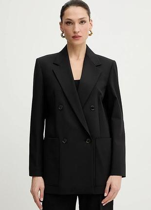 Urbanshop com ua weekend max maraподжак с добавлением шерсти weekend max mara veloce цвет черный двубортный однотонный