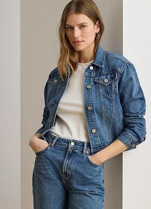 Urbanshop com ua lauren ralph laurenкуртка женская джинсовая голубая 200p14154 размеры запитуйте