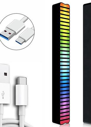 Настільна led-лампа rgb 5v single panel bluetooth usb interface with app