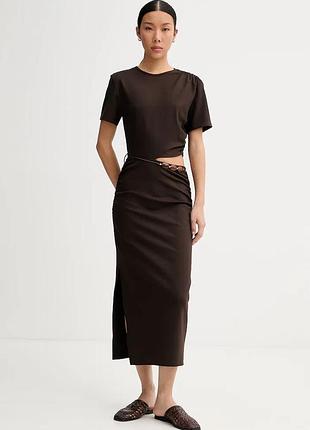 Urbanshop com ua sessunсукня з віскозою коричнева однотонна 26205006 розміри запитуйте