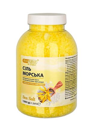 Морська сіль для ванн з ароматом іланг-ілангу, 1300 г — очищення, релакс і відновлення сил