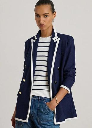 Urbanshop com ua lauren ralph laurenпіджак lauren ralph lauren колір синій двобортний однотонний 200p03759 розміри запитуйте