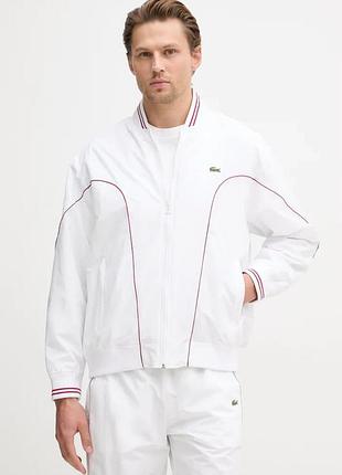 Urbanshop com ua lacosteкуртка-бомбер чоловіча біла bh2767 розміри запитуйте
