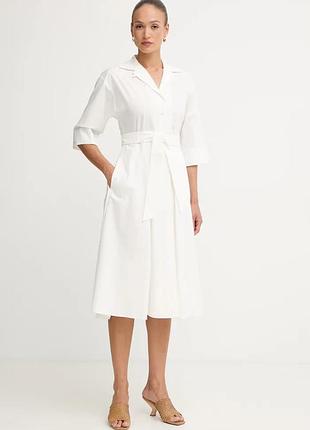 Urbanshop com ua weekend max maraлютное платье хлопковое padana белое однотонное 2615221062600 размеры запиту