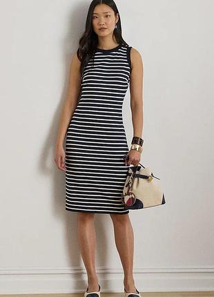 Urbanshop com ua lauren ralph laurenсукня з віскозою темно-синя полоски 200p09091 розміри запитуйте