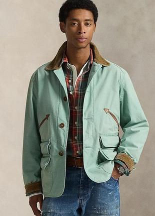 Urbanshop com ua polo ralph laurenбавовняна куртка polo ralph lauren колір зелений демісезонна 710p02026 розміри запитуйте