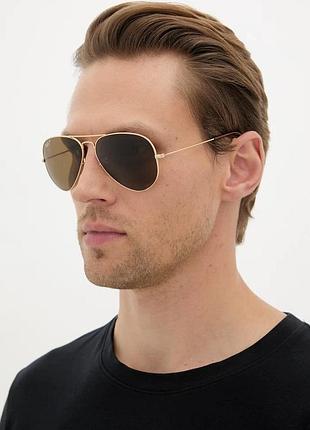 Urbanshop com ua ray-banсонцезахисні окуляри aviator large metal золоті 0rb3025 розміри запитуйте