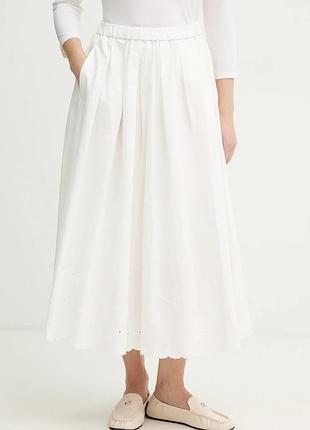 Urbanshop com ua weekend max mara юбка с добавлением льна weekend max mara pio цвет бежевый midi расклешенная 2615101021600