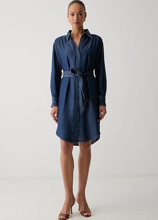 Urbanshop com ua boss orangeсукня из лиоцеля c_delegant_1 темно-синяя однотонная 50566901 размеры запитуйте