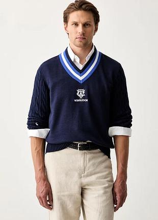 Urbanshop com ua polo ralph laurenсветр чоловічий бавовняний wimbledon темно-синій 710b17867 розміри запитуйте