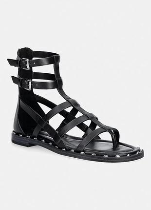 Urbanshop com ua michael michael korsбосоніжки жіночі шкіряні noa flat sandal чорні 40s6nofs1l.001 розміри запитуйте