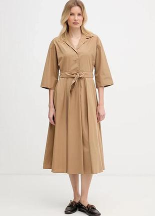 Urbanshop com ua weekend max maraлютное платье хлопковое padana бежевое однотонное 2615221062600 размеры запитуйте