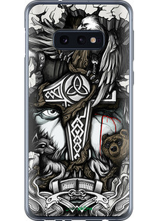 Чохол на samsung galaxy s10e тату вікінг "4098u-1646-72104"