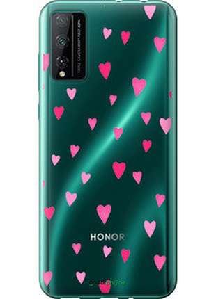 Чехол на huawei honor play 4t pro сердечки 2 "4763u-1914-72104"