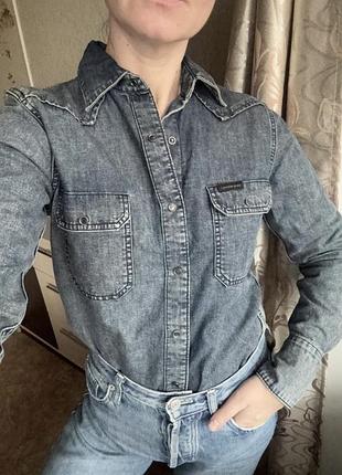 Джинсова сорочка calvin klein