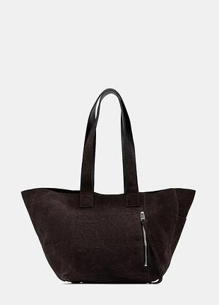 Urbanshop com ua allsaintsзамшева сумочка allsaints alba колір коричневий w270xe розміри запитуйте