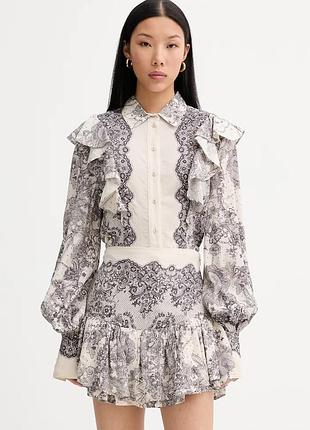 Urbanshop com ua blugirl blumarine рубашка женская бежевая растительная ra6129.t523a размеры запитуйте