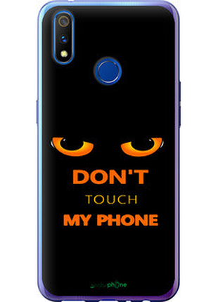 Чехол на realme x lite don't touch the phone "4261u-2030-72104"