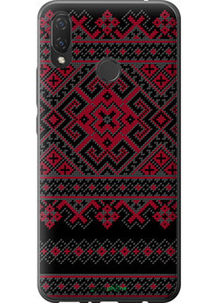 Чехол на huawei p smart plus вышиванка 52 "1763u-1555-72104"