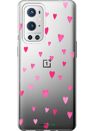 Чехол на oneplus 9 pro сердечки 2 "4763u-2250-72104"