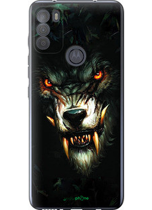 Чохол на motorola g50 диявольський вовк "833u-2354-72104"