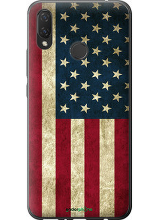 Чехол на huawei p smart plus флаг сша "395u-1555-72104"