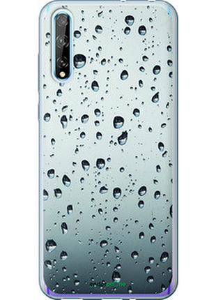 Чехол на huawei p smart s стекло в каплях "848u-1813-72104"