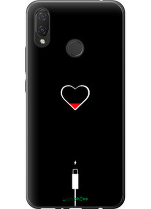 Чехол на huawei p smart plus подзарядка сердца "4274u-1555-72104"