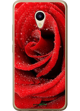 Чохол на meizu m5 червона троянда "529u-420-72104"
