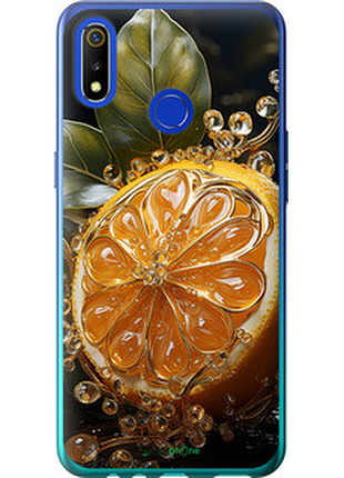 Чехол на realme 3 лимон "5647u-1869-72104"